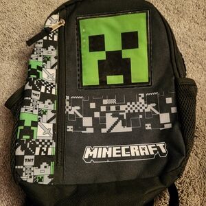Black and Green Backpack
